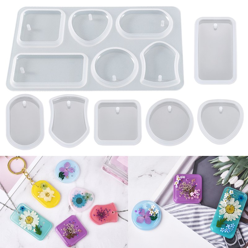 Брелок для рукоделия, искусств – обзор и цена Silicone Epoxy Resin Molds Set