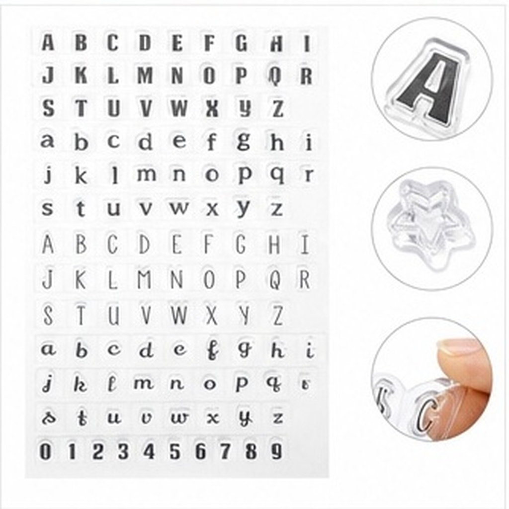 Набор из 4 прозрачных силиконо – обзор и цена Clear Silicone Stamps For Card Making