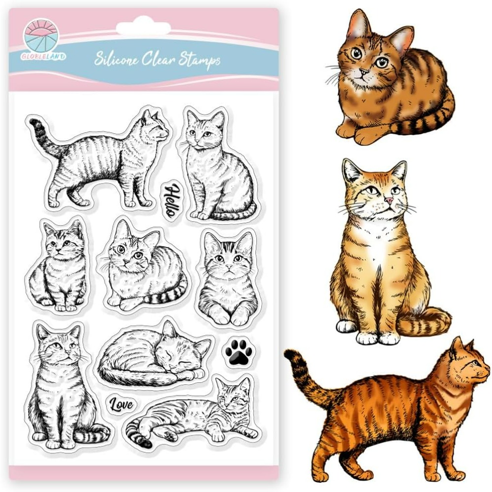 Прозрачные штампы с изображени – обзор и цена Clear Silicone Stamps For Card Making