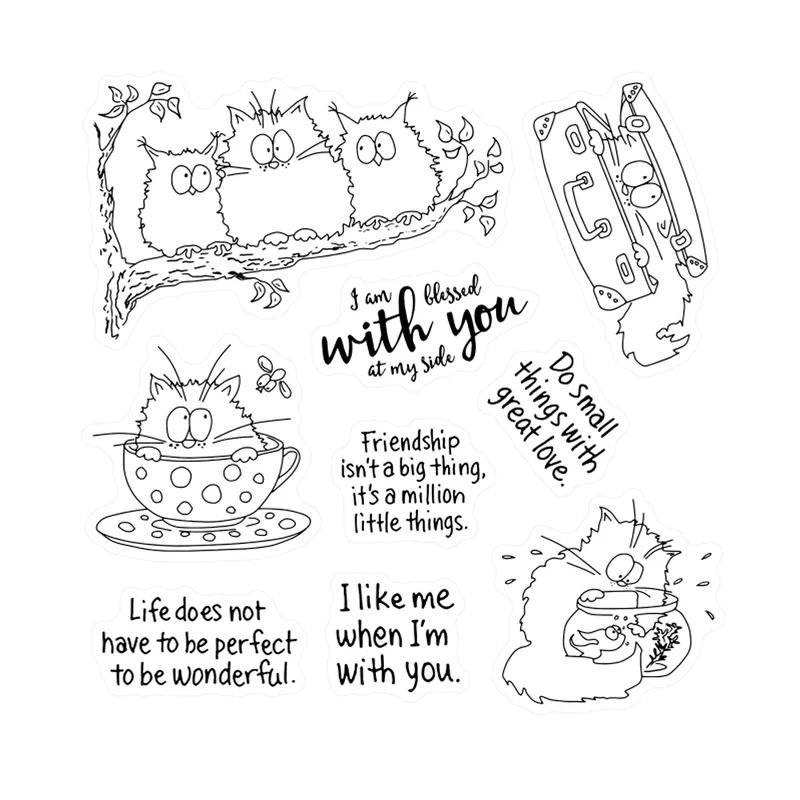 Металлические вырубные ножи и  – обзор и цена Clear Silicone Stamps For Card Making