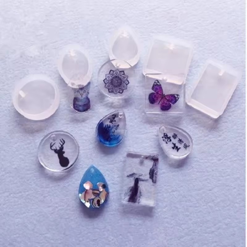Набор из 20 штук: силиконовые  – обзор и цена Silicone Epoxy Resin Molds Set